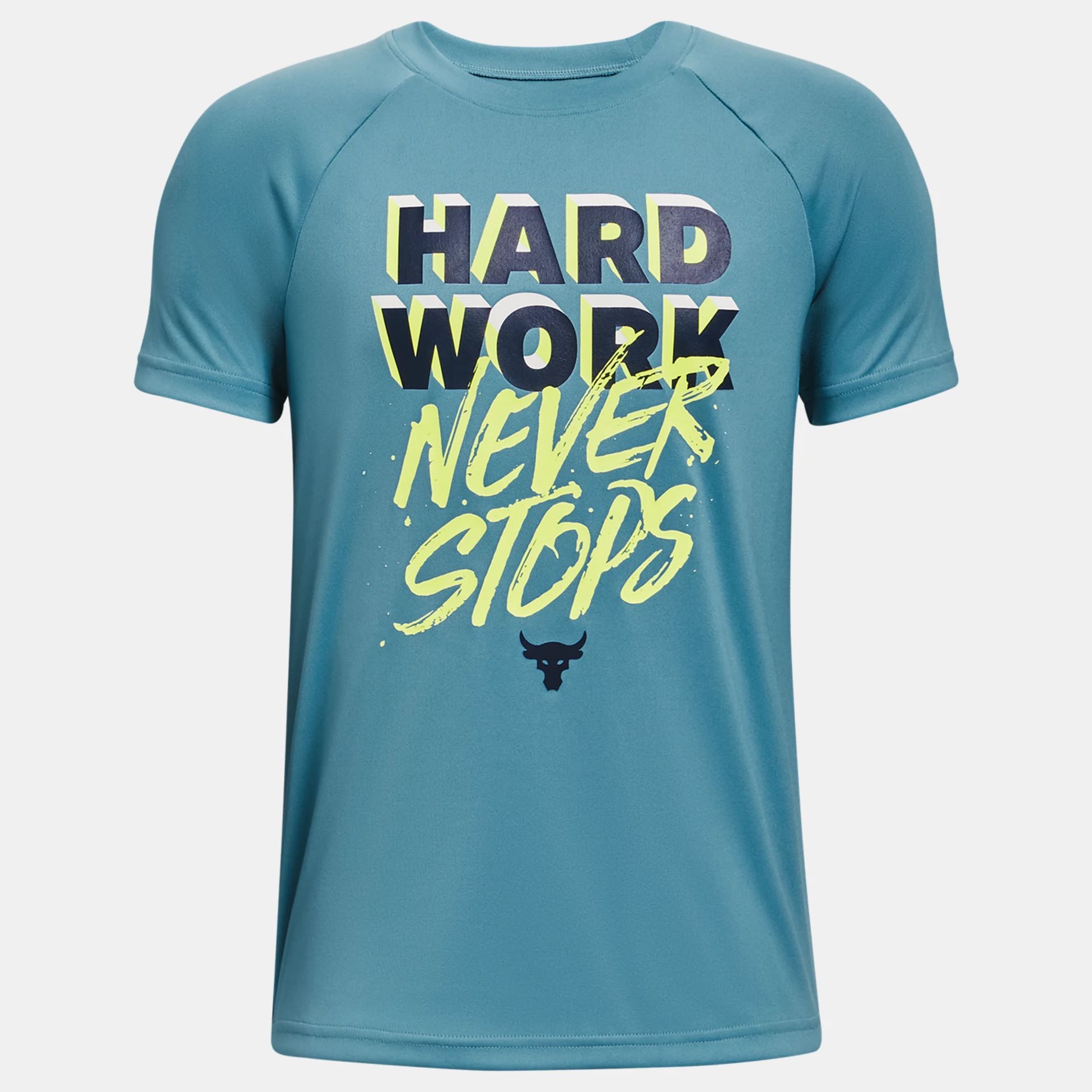 T-Shirts & Polo -  under armour Project Rock Tech Hard Work Short Sleeve